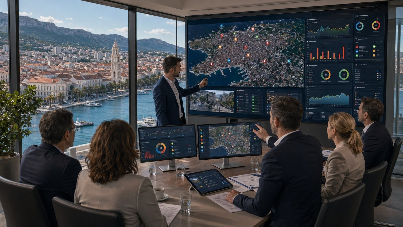Vodstvo grada pregledava smart city metrike i live mapu za Split